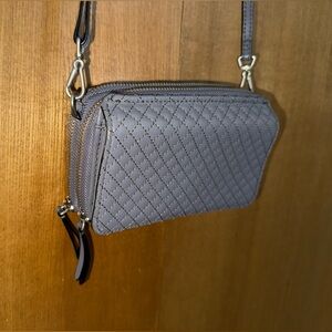 Vera Bradley Leather Carryall RFID All In One Crossbody Wallet Bag